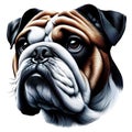 Portrait of a Bulldog Royalty Free Stock Photo