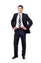 Portrait of a business man isolated Royalty Free Stock Photo