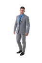 Portrait of business man in suit Royalty Free Stock Photo