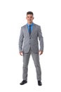 Portrait of business man in suit Royalty Free Stock Photo