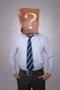 Who Are You, Businessman in Disguise Royalty Free Stock Photo