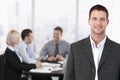 Portrait of businessman in meeting room Royalty Free Stock Photo