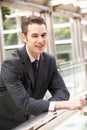 Portrait Of Businessman Outside Office