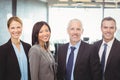 Portrait of businesspeople smiling Royalty Free Stock Photo