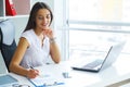 Portrait Of Businesswoman Working In Creative Office Royalty Free Stock Photo