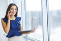 Portrait Of Businesswoman Working In Creative Office Royalty Free Stock Photo