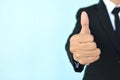 Portrait of Businesswomen on blue background