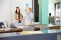 Portrait Of Businesswomen Having Creative Meeting In Office Royalty Free Stock Photo