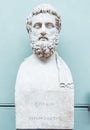 Portrait bust of Sophocles on a Herm, Roman Art