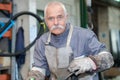 portrait busy blacksmith