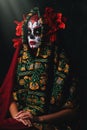 Portrait of calavera catrina Royalty Free Stock Photo