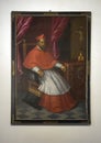 Portrait of Cardinal Ugo Boncampagni in the Antechapel of the Fortress of Vignola, Italy.