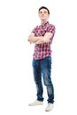 Portrait of casual young attractive man Royalty Free Stock Photo