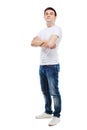 Portrait of casual young attractive man Royalty Free Stock Photo