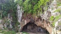 portrait of a cave face