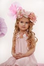 Portrait of a charming little girl Royalty Free Stock Photo