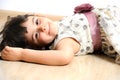 Portrait of a charming little girl. Royalty Free Stock Photo