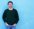 Portrait of a charming young man smiling