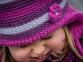 Portrait of a cheeky little girl Royalty Free Stock Photo