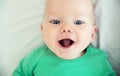 Portrait of a cheerful baby