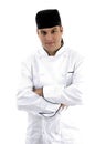 Portrait of chef posing in uniform