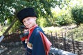 Child in traditional Cossack clothes