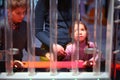 Portrait of children making physical experiments. STEM and education concept Royalty Free Stock Photo