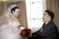 Portrait of Chinese bride and groom