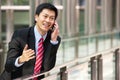 Portrait Of Chinese Businessman Outside Office Royalty Free Stock Photo
