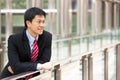 Portrait Of Chinese Businessman Outside Office Royalty Free Stock Photo