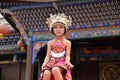 Chinese Miao nationality little girl Royalty Free Stock Photo