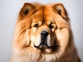 Portrait of the Chow Chow dog Royalty Free Stock Photo