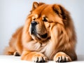 Portrait of the Chow Chow dog Royalty Free Stock Photo