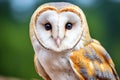 portrait of common barn owl Royalty Free Stock Photo