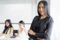 Portrait of Confident Asian business woman standing in the office Royalty Free Stock Photo