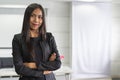 Portrait of Confident Asian business woman standing in the office Royalty Free Stock Photo