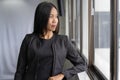 Portrait of Confident Asian business woman standing in the office Royalty Free Stock Photo