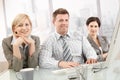 Portrait of confident business team Royalty Free Stock Photo