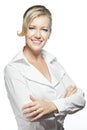 Portrait of confident businesswoman, folded arms