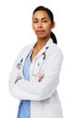 Portrait Of Confident Doctor Standing Arms Crossed Royalty Free Stock Photo