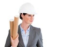 Portrait of a confident female architect Royalty Free Stock Photo