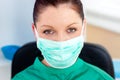 Portrait of a confident surgeon in her office
