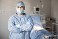 Portrait of a confident surgeon in operating room