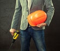 Portrait of construction master Royalty Free Stock Photo