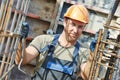 Portrait of construction worker Royalty Free Stock Photo