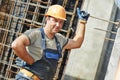 Portrait of construction worker Royalty Free Stock Photo