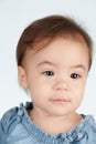 Portrait of crying baby girl Royalty Free Stock Photo