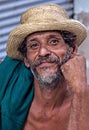 Portrait of a Cuban man