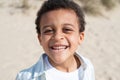 Portrait of cute African American boy Royalty Free Stock Photo