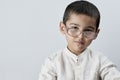 Portrait of cute boy in glasses